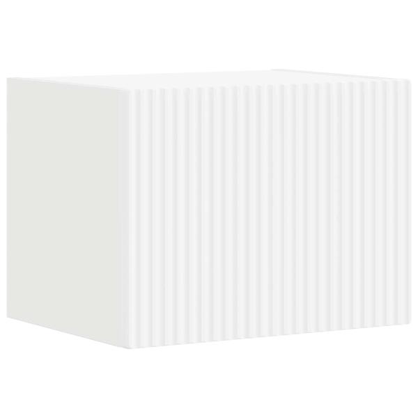 TV-Schrankset Wandmontiert 5 pcs Weiß Holzwerkstoff