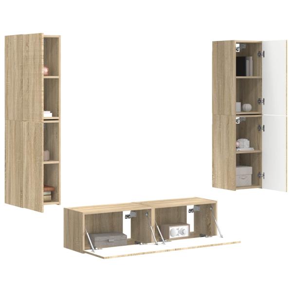 ARDEBO.de - 3 pcs Sonoma-Eiche
