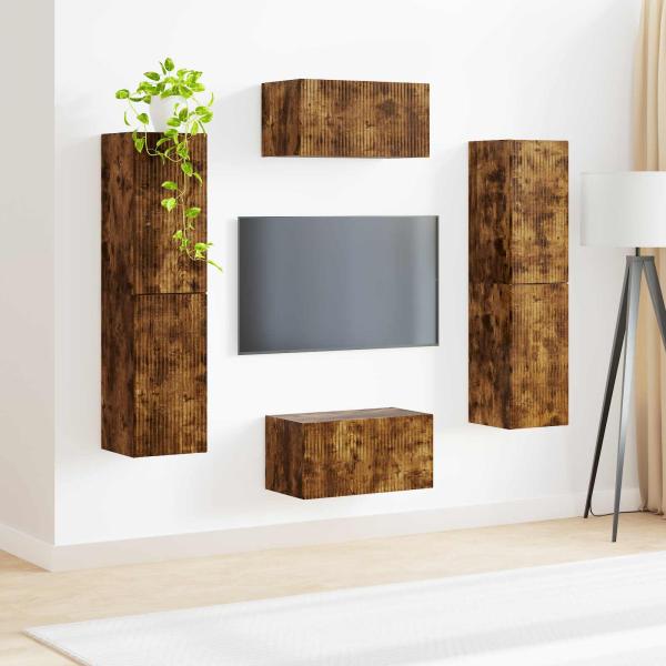3 pcs Geräucherte Eiche