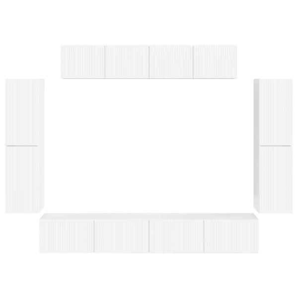 4 pcs Hochglanz Weiß