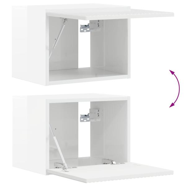 3 pcs Hochglanz Weiß