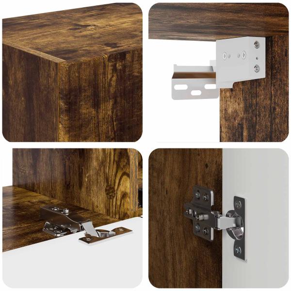 3 pcs Geräucherte Eiche