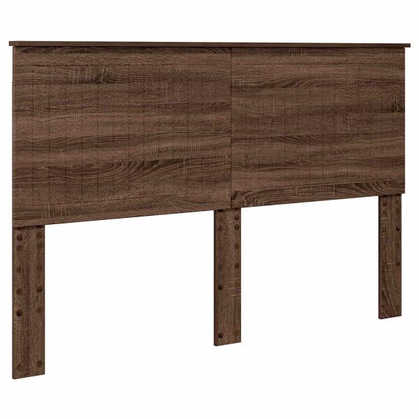 Bettrahmen Braun Eichen-Optik 150 x 200 cm Ingenieurs Holz