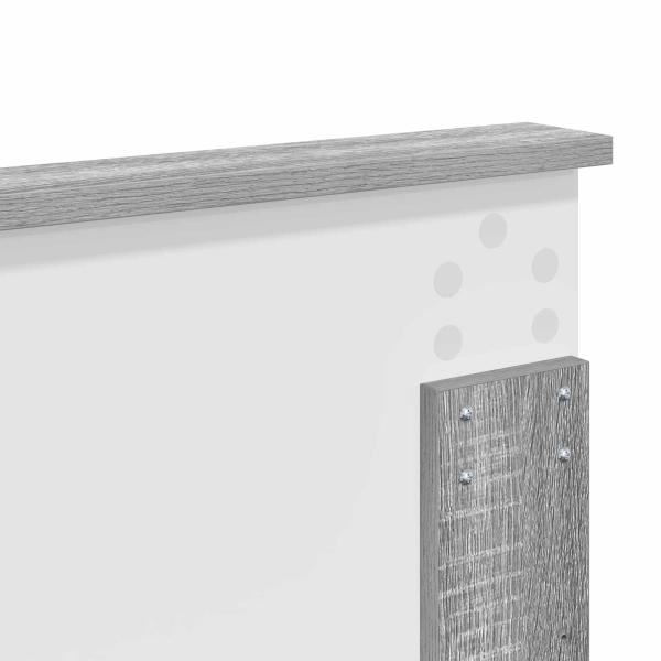 Bettrahmen Graues Sonoma 140 x 200 cm Ingenieurs Holz