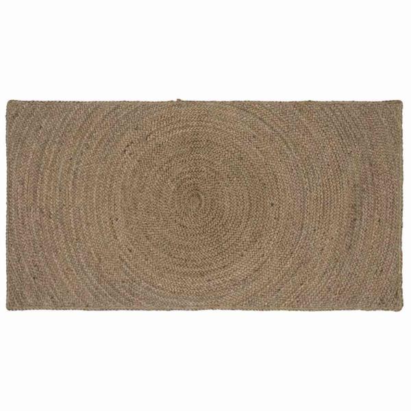 ARDEBO.de - Teppich Grau 80 x 150 cm Jute