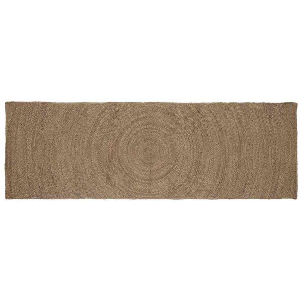 ARDEBO.de - Teppich Grau 80 x 200 cm Jute