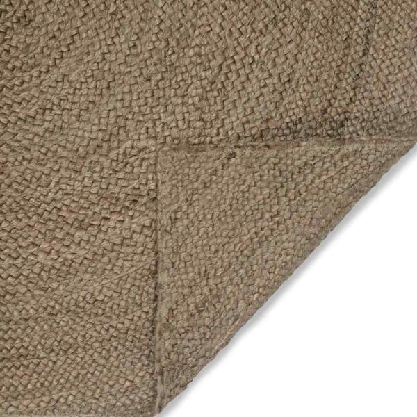 Teppich Grau 80 x 200 cm Jute
