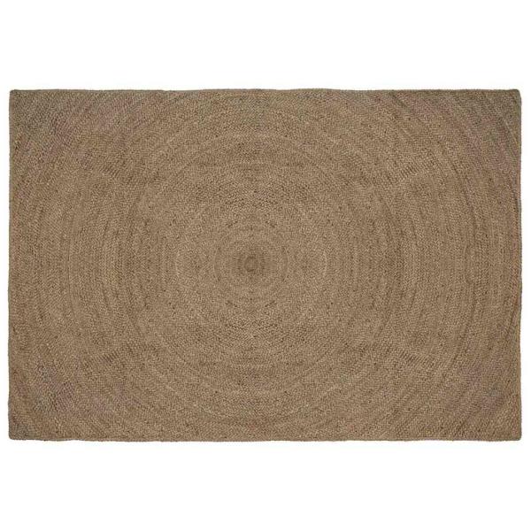 ARDEBO.de - Teppich Grau 240 x 340 cm Jute