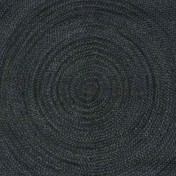 Teppich Dunkelgrau 60 x 400 cm Jute