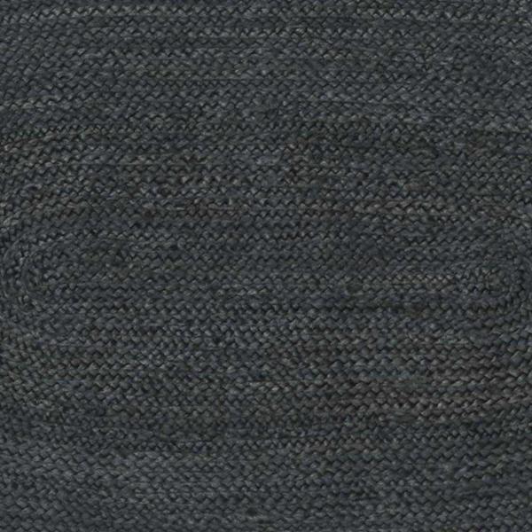 ARDEBO.de - Teppich Natürlich und Schwarz 300 x 300 cm Jute