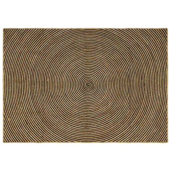 ARDEBO.de - Bereichsteppiche Schwarz 200 x 290 cm Jute