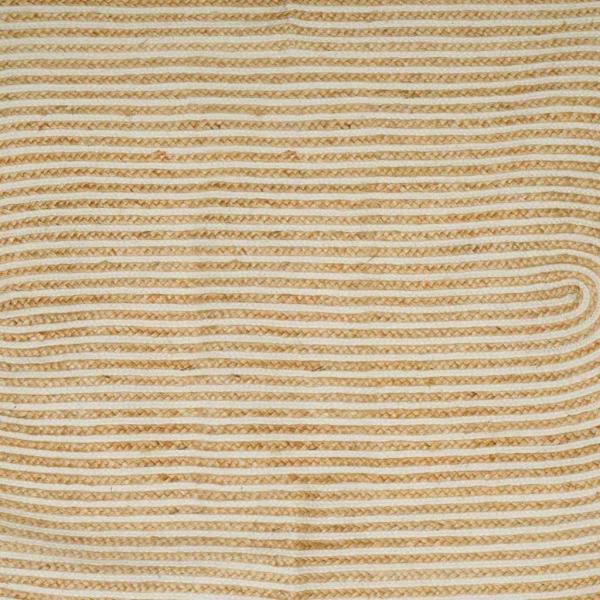 Teppich Natürlich und Weiß 100 x 152 cm Jute