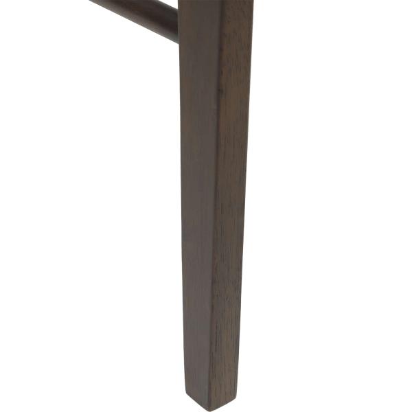 Esszimmerstuhl 2 pcs Hellbraun und hell Massives Gummiholz