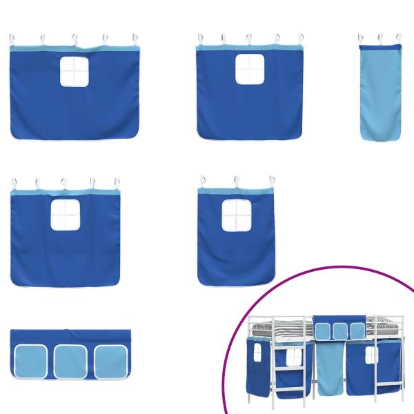 Weiß und Blau 75 x 190 cm