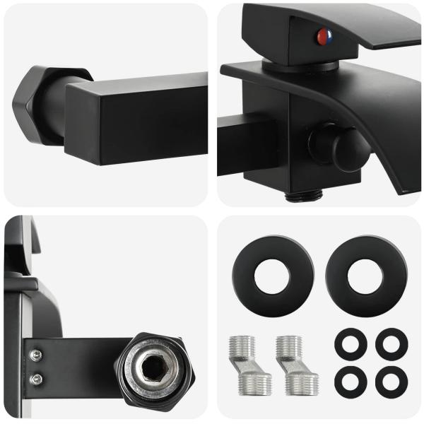 Duschmischer Schwarz G 1 / 2 Zoll