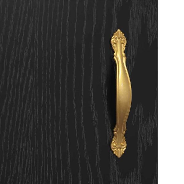 Sideboard Schwarz Eichen-Optik 69,5 x 34 x 90 cm Holzwerkstoff