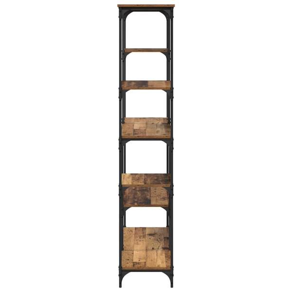 ARDEBO.de - Bücherregal Altholz 99 x 35,5 x 176 cm Holzwerkstoff