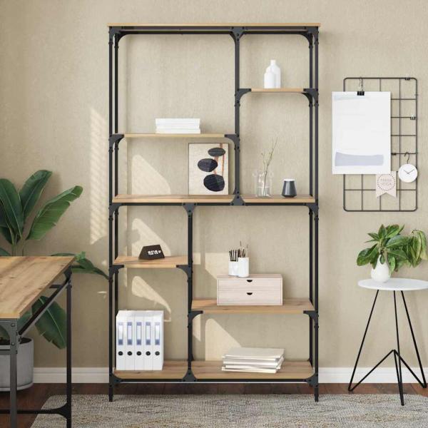 Bücherregal Artisan-Eiche 99 x 35,5 x 176 cm Holzwerkstoff