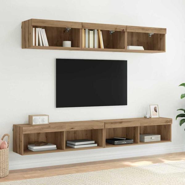TV-Wandschrank Panama Artisan-Eiche 100 x 30 x 30 cm