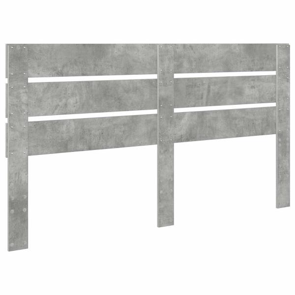 Kopfteil mit Kopfteil Beton Grau 200 cm Holzwerkstoff