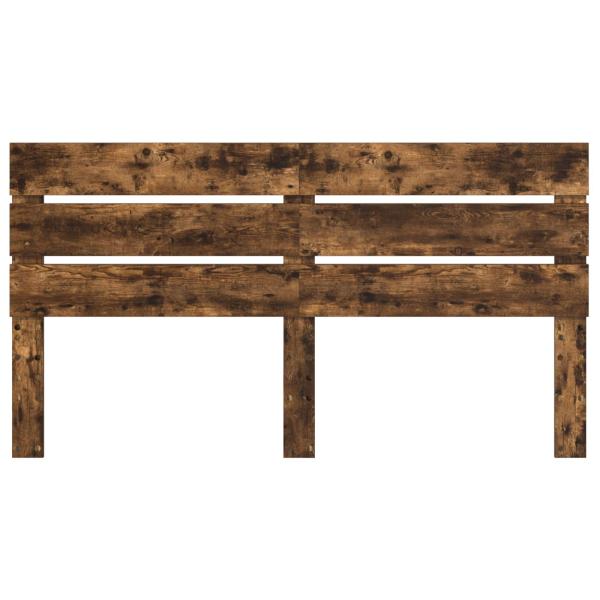Kopfteil mit Kopfteil Geräucherte Eiche 200 cm Holzwerkstoff