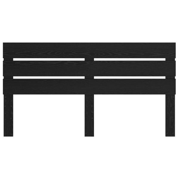 ARDEBO.de - Kopfteil mit Kopfteil Schwarz Eichen-Optik 180 cm Holzwerkstoff