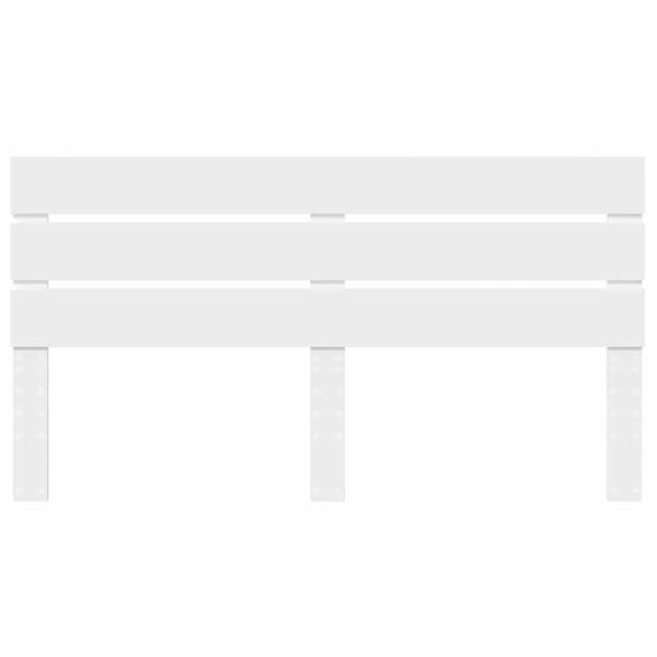 Kopfteil mit Kopfteil Weiß 160 cm Holzwerkstoff
