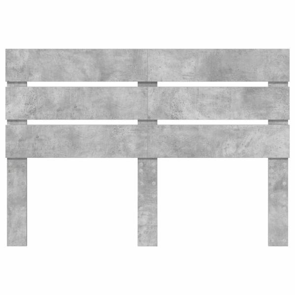 Kopfteil mit Kopfteil Beton Grau 150 cm Holzwerkstoff