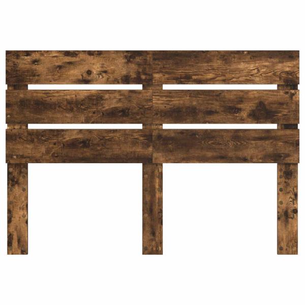 Kopfteil mit Kopfteil Geräucherte Eiche 150 cm Holzwerkstoff