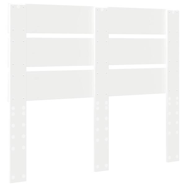 Kopfteil mit Kopfteil Weiß 135 cm Holzwerkstoff