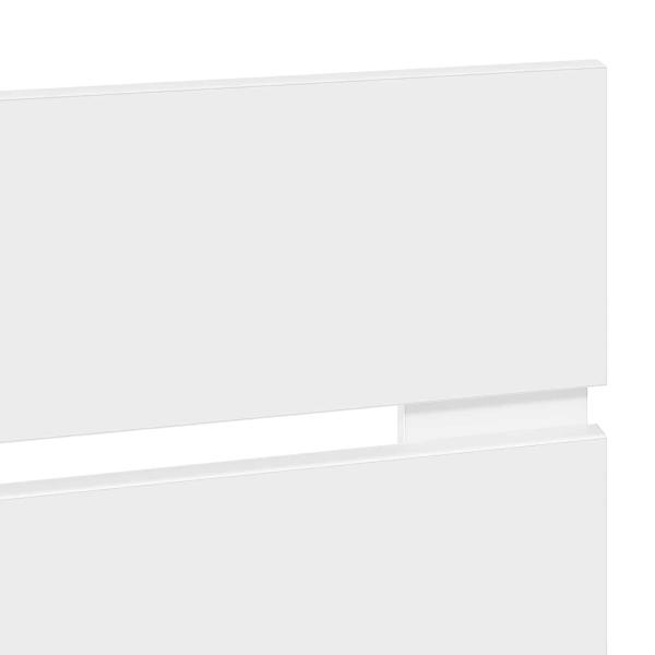 Kopfteil mit Kopfteil Weiß 135 cm Holzwerkstoff