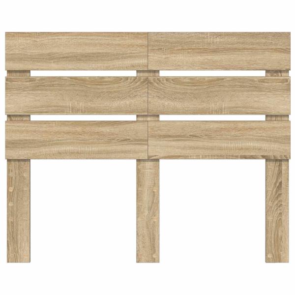 Kopfteil mit Kopfteil Sonoma-Eiche 135 cm Holzwerkstoff
