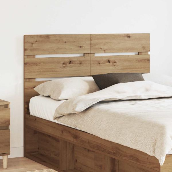 ARDEBO.de - Kopfteil mit Kopfteil Artisan-Eiche 135 cm Holzwerkstoff