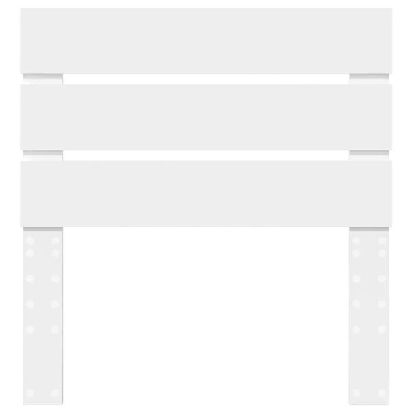 Kopfteil mit Kopfteil Weiß 100 cm Holzwerkstoff