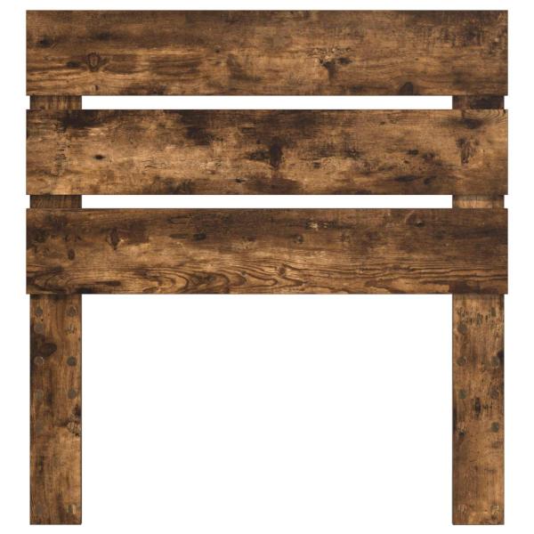 ARDEBO.de - Kopfteil mit Kopfteil Geräucherte Eiche 80 cm Holzwerkstoff