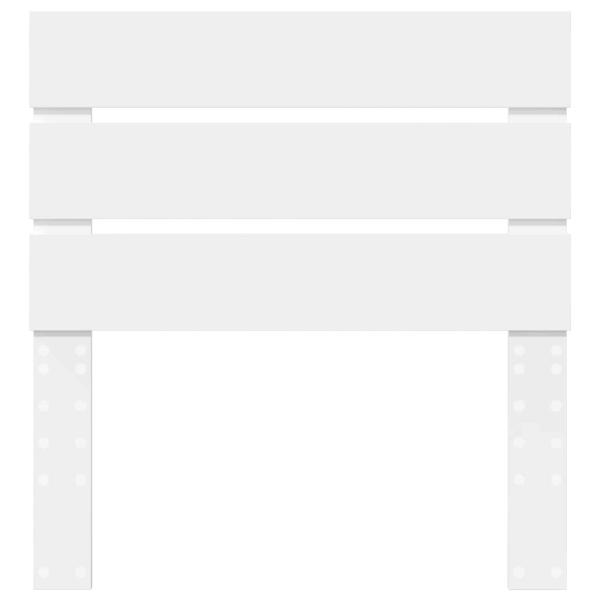 Kopfteil mit Kopfteil Weiß 75 cm Holzwerkstoff