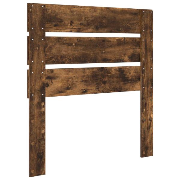 Kopfteil mit Kopfteil Geräucherte Eiche 75 cm Holzwerkstoff