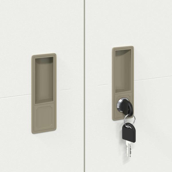 Aufbewahrungsschrank mit Speicher 2 pcs Rosa 80 x 40 x 180 cm