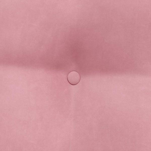 Rückenkissen Rosa 60 x 24 x 50 cm Samt