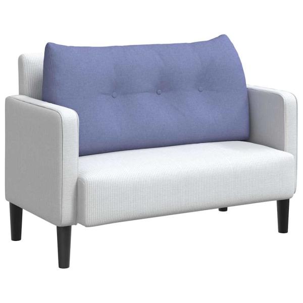 Rücken Kissen Jeans blau 100 x 24 x 50 cm Stoff