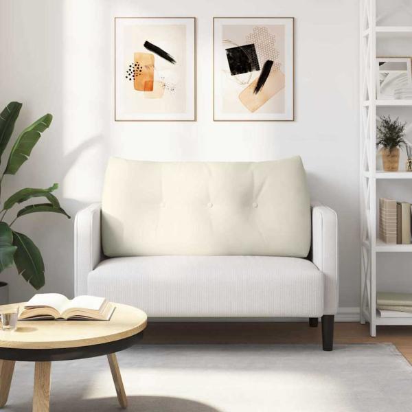 Rückenkissen Creme 100 x 24 x 50 cm Samt