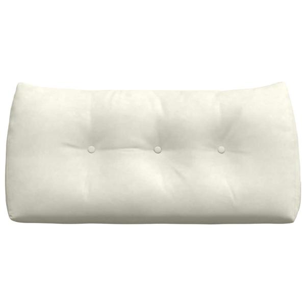 Rückenkissen Creme 100 x 24 x 50 cm Samt