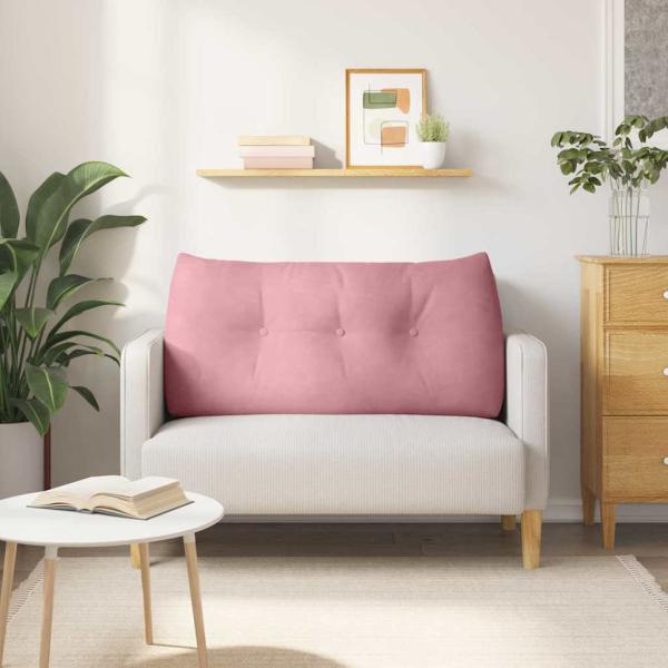 Rückenkissen Rosa 120 x 24 x 50 cm Samt