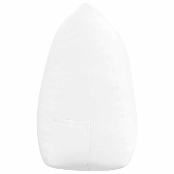 Rücken Kissen Weiß 140 x 24 x 50 cm Stoff