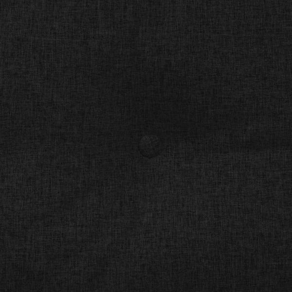 Rücken Kissen Schwarz 200 x 24 x 50 cm Stoff