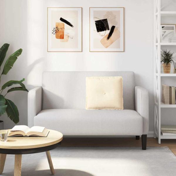 Rückenkissen Creme 50 x 45 cm Cordstoff