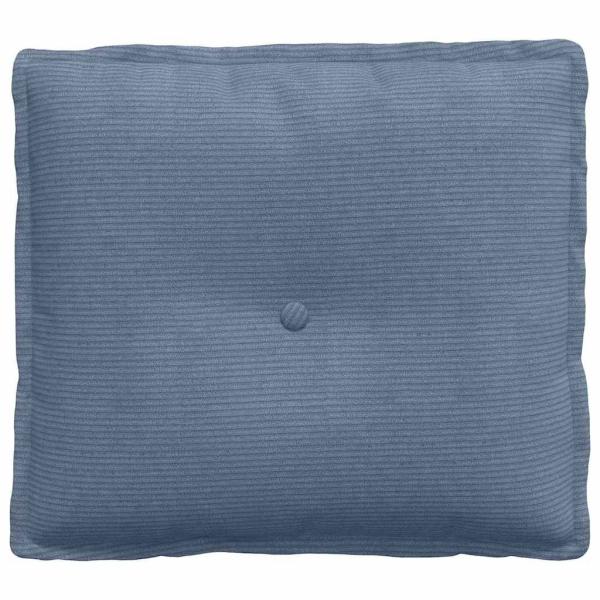 Rückenkissen Blau 50 x 45 cm Cordstoff