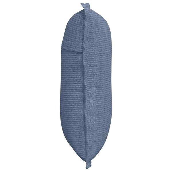Rückenkissen Blau 50 x 45 cm Cordstoff