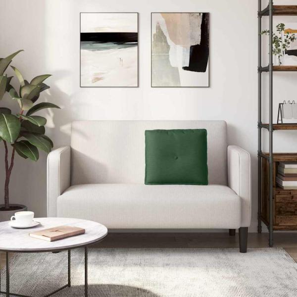 Rückenkissen Dschungelgrün 50 x 45 cm Cordstoff