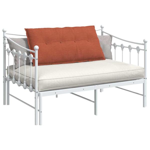 Rückenkissen Rot-Orange 100 x 50 cm Cordstoff